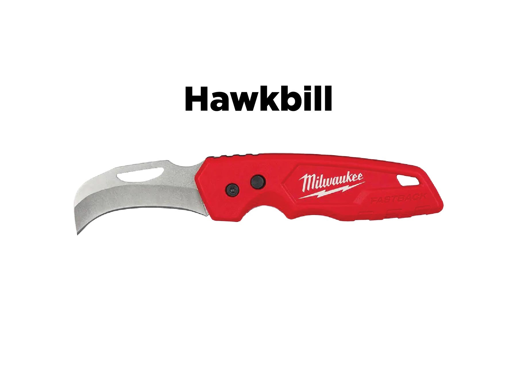 Milwaukee FASTBACK Stainless Steel Folding Knife Eye on the Prize