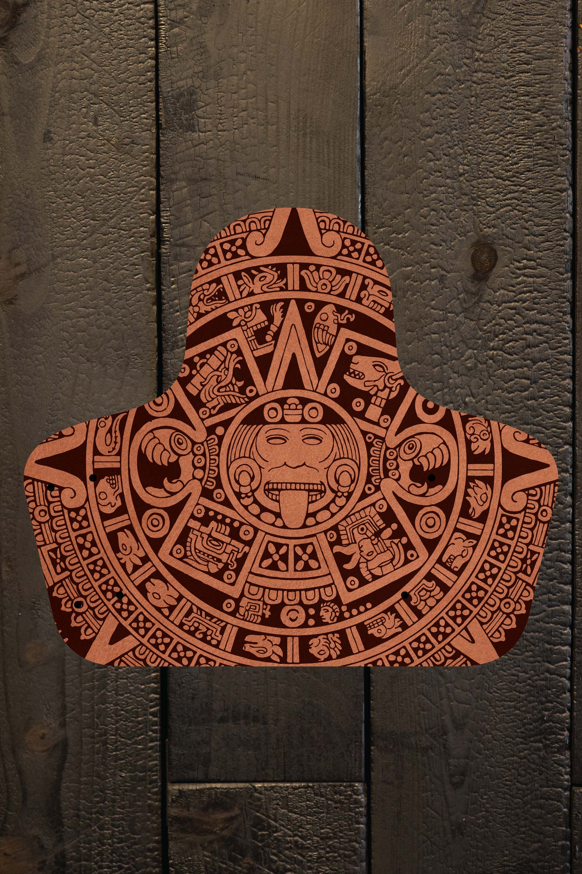 Aztec Engraved Welding Leather Armpad